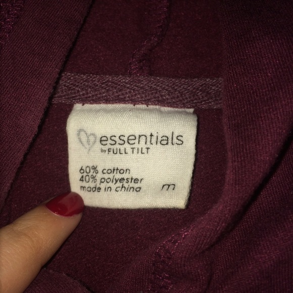 Burgundy hoodie - Picture 2 of 2